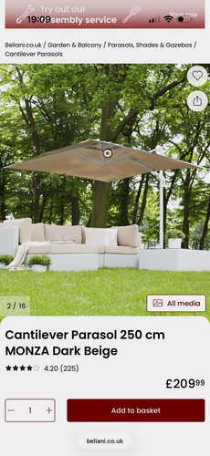 Beliani monza cantilever - monza,