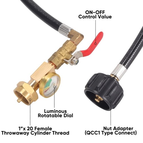 Expert c3h8 refueling hose - expert, 36"