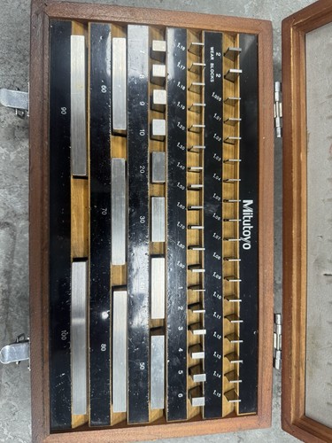 Mitutoyo 49pc slip gauge - mitutoyo,