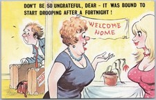 VTG Postcard Cartoon Humor