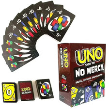 UNO Show ‘em No Mercy Card Game for Kids, Adults & Family Night, Parties Travel