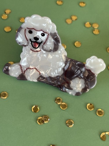 Poodle dog claw clip hair - dog,