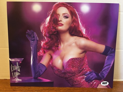 Jessica rabbit cosplay signed - jessica,