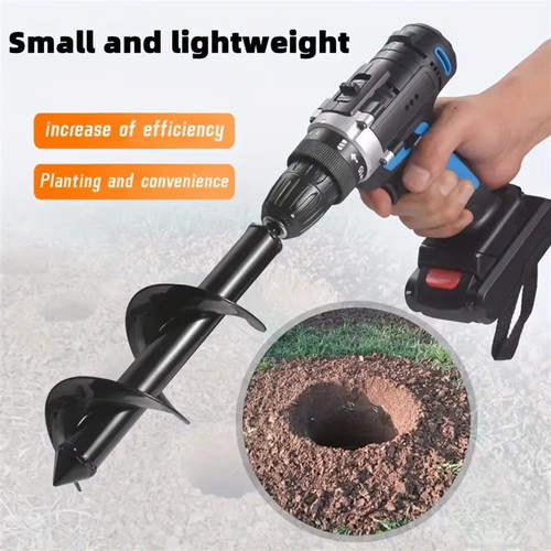 Garden auger spiral drill bit - garden,