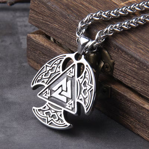 Men viking pendant - men's,