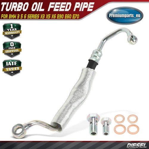 Turbo oil feed - for, bmw