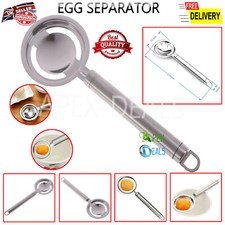Steel White Egg Yolk Separator Kitchen Filter Sieve Cooking Baking Divider Tools