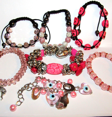 Huge choice pink bracelets - of,