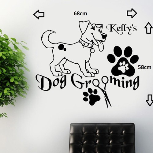Dog wall sticker art - , decal