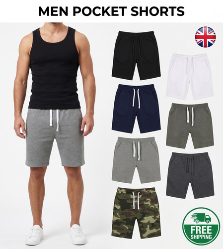 Mens jogger shorts - shorts, elastic