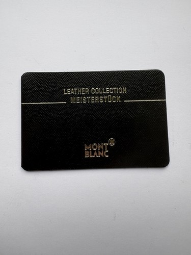 Montblanc card - montblanc,
