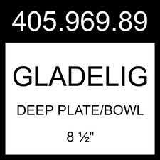 IKEA GLADELIG Deep Plate/bowl