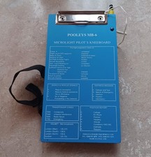Pooley's Microlight pilot's knee board
