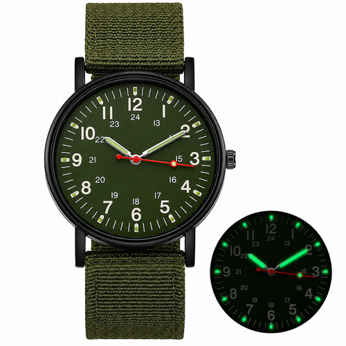Men military leather date - leather,
