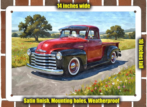 Metal sign 1951 chevrolet - sign,