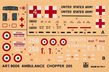Decals : Scale: 1:72 :  AB-205