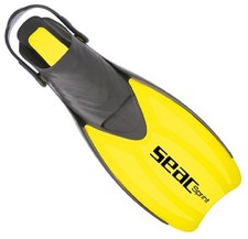 Adjustable Junior Fins Sprint Size XS/S - No. 36/39 Seac Col. Yellow