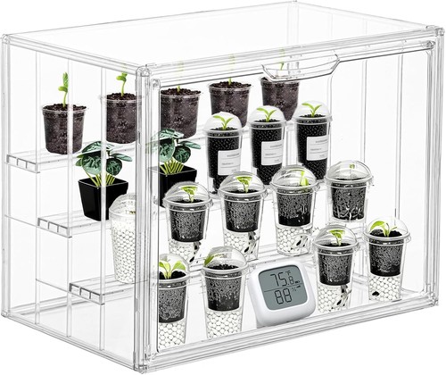 Clear mini greenhouse indoor - clear,