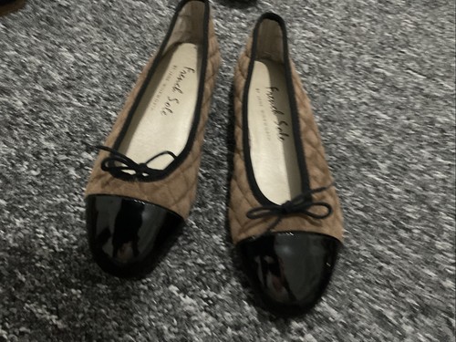 Womens french sole brown suede - womens,