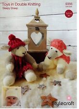 Sheep Toys & Child Hat Knitting Pattern – Stylecraft DK no.9356