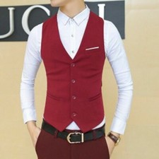 Mens Waistcoat Formal Business