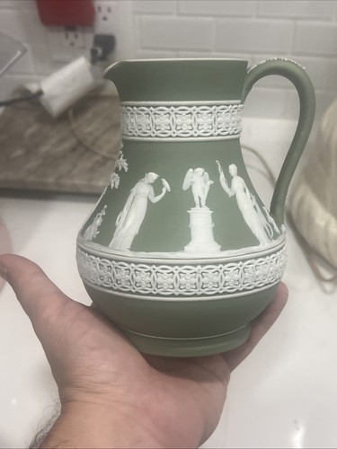Antique wedgwood tricolor jug - antique,
