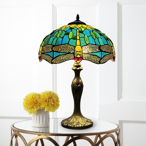 Tiffany blue dragonfly - blue, style