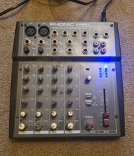 Phonic AM220 2-mic/Line 2-ST COMPACT MIXER with Power Supply