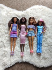 Barbie Doll Bundle Mattel Brown Hair Skipper Xmas Gift