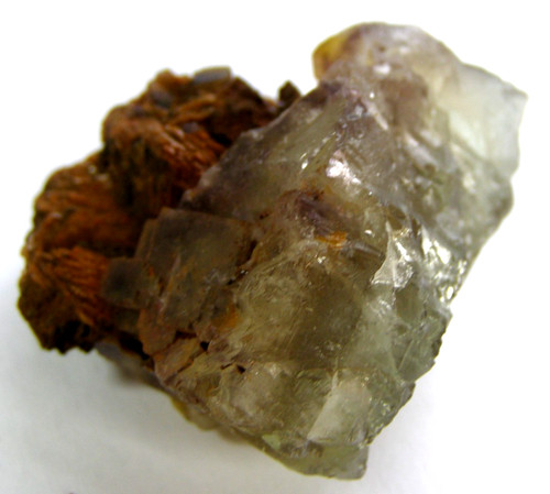 Fluorite crystal cluster with - fluorite,