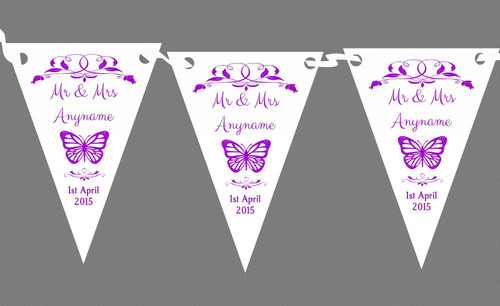 Butterfly purple personalised - ,