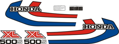 Honda xl500s decal - xl500s, kit