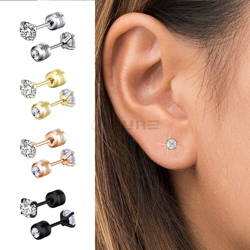 4mm screw back round - 4mm,