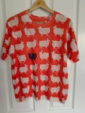 New - Orange ' Sheep ' patterned Jumper - Size 16