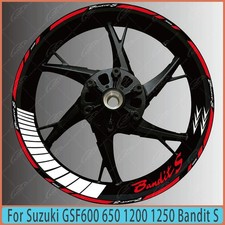 Motorcycle wheel decals rim