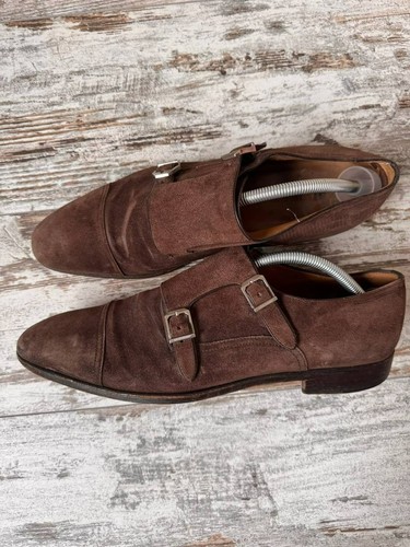 Ddp mens suede brown double - suede,
