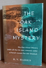 R V Harris Signed The Oak Island Mystery 1958 Book Dust Wrapper