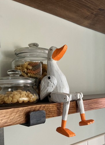 New large wooden shelf sitter - new,