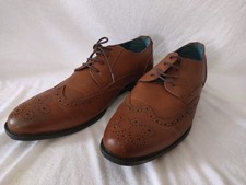 Taylor And Wright Mens Brown Leather Brogues Lace Up Shoes Size UK 9