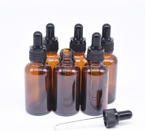 30ml amber glass - bottle, with
