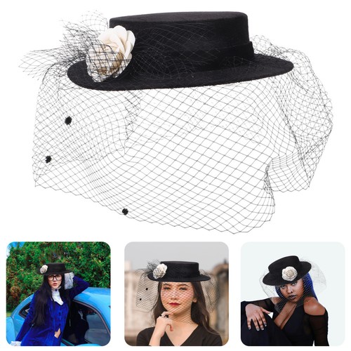 Women church hat gauze - hat, sun