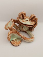 Happy FROG Ceramic figurine
