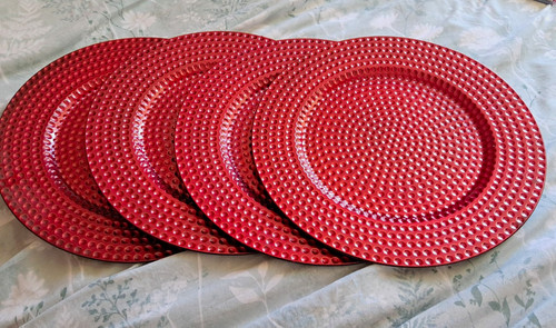 Set red textured - set,