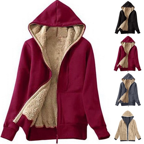 Womens fluffy lined hoodie - fluffy,