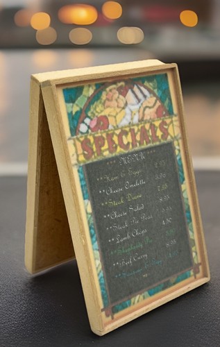 Dolls house specials - , menu