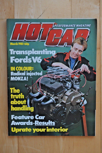 Hot car magazine - hot, 1981