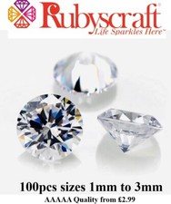 100 Pieces White Cubic