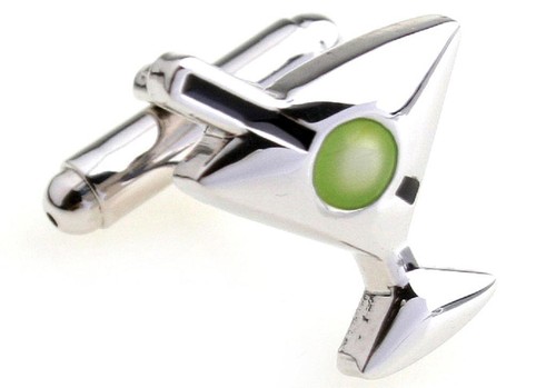 Martini pair cufflinks - pair, glass