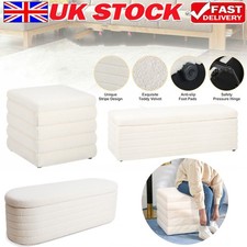 White ottoman storage - white, box
