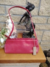 Suzy Smith Small Red Leather Bag